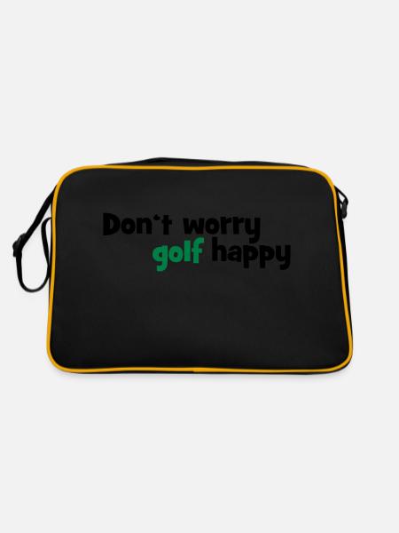 Golf - Retro Tasche - Schwarz/Gold