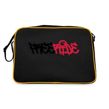 Freeride ! - Sac Retro - noir/or - Dos