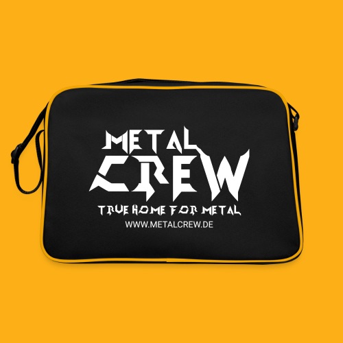 MetalCrew Logo White DE - Retro Tasche