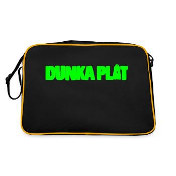 Tôle Dunka - Sac Retro - noir/or - Dos
