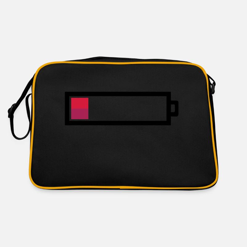 Empty Battery Retro Bag