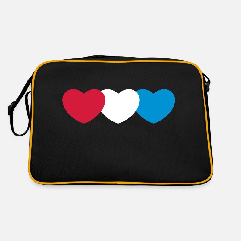 Frankreichs Herz Retro Tasche