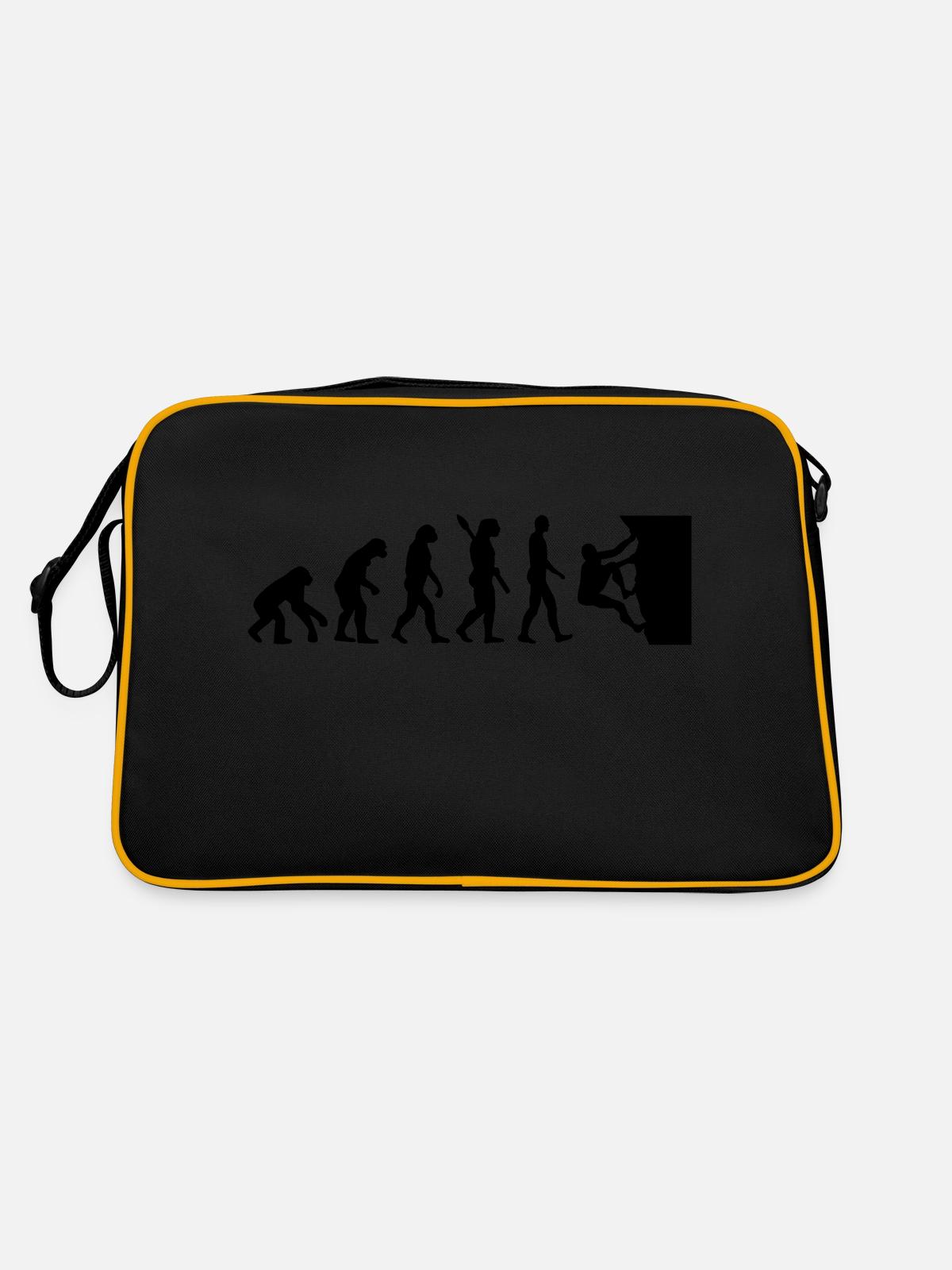 Evolution climbing - Retro Bag - black/gold - Back