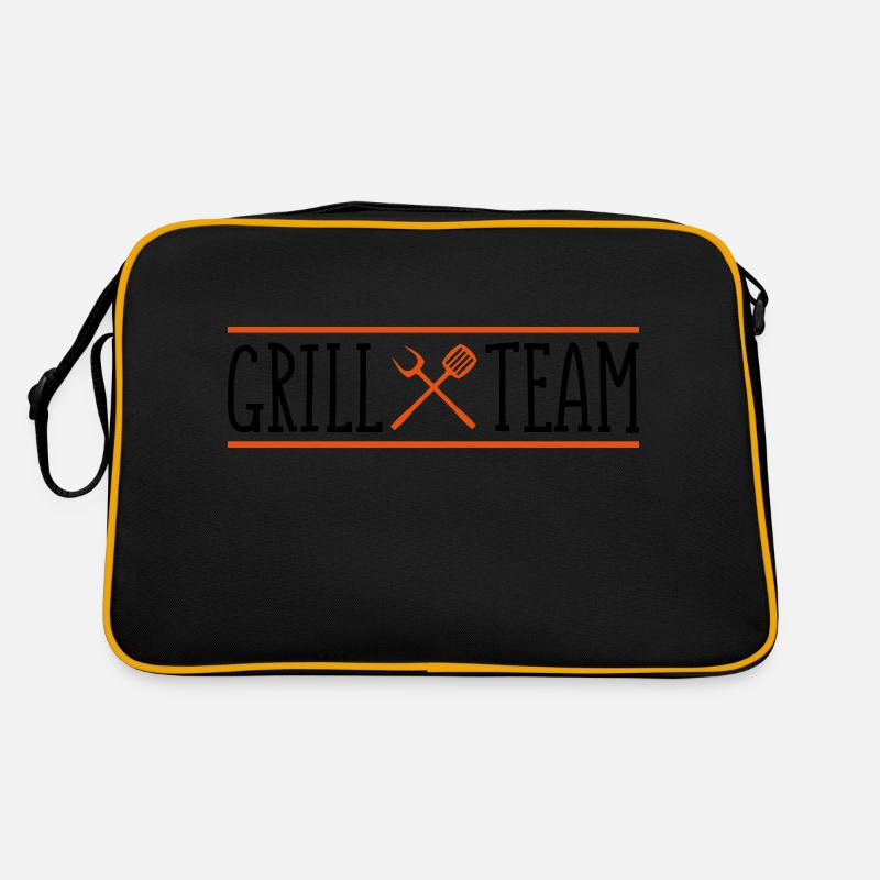 grill team design Retro Tasche