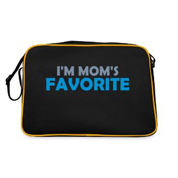 I m mom s - Retro Bag - black/gold - Back