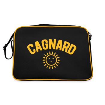 Cagnard soleil canicule chaleur - Sac Retro - noir/or - Dos