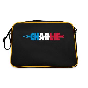 charlie - Sac Retro - noir/or - Dos