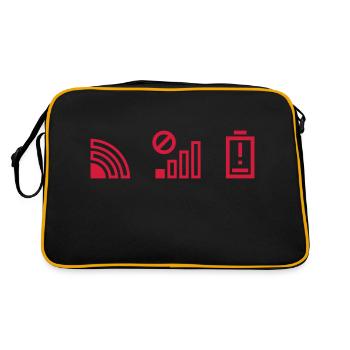 Batterie de connexion cellulaire gênante - Sac Retro - noir/or - Dos
