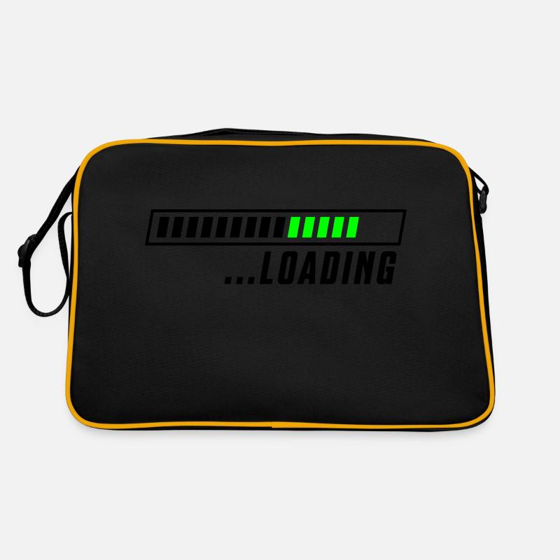 loading ladebalken Retro Tasche