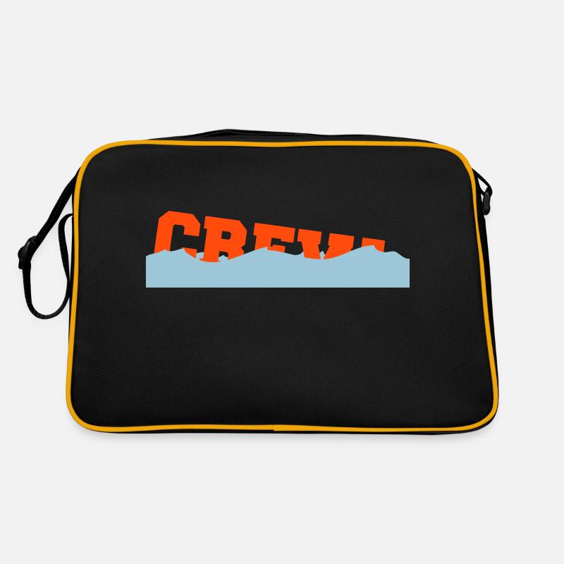 Équipage Navire Coulant Eau Coulé Dire Logo Sac Retro