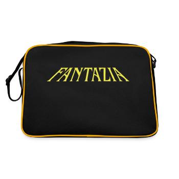 fantazia_stretched - Retro Bag - black/gold - Back