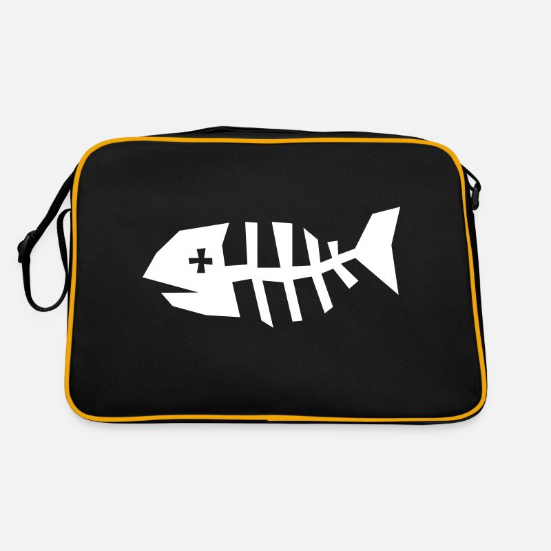 Fish bone skeleton Retro Bag