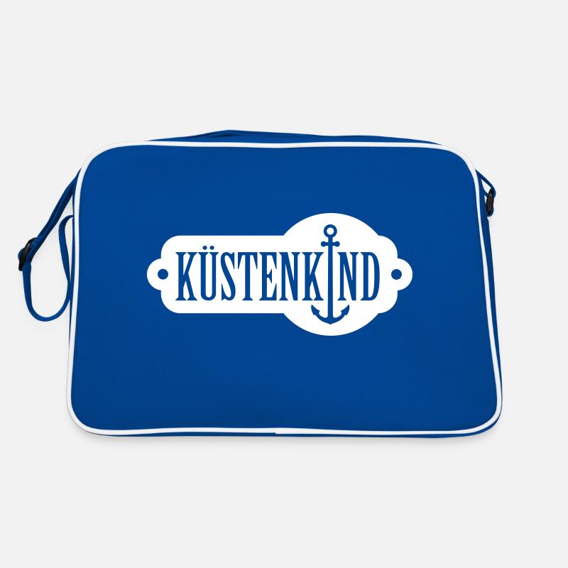 Signe de l'enfant de la côte avec ancre Sac Retro