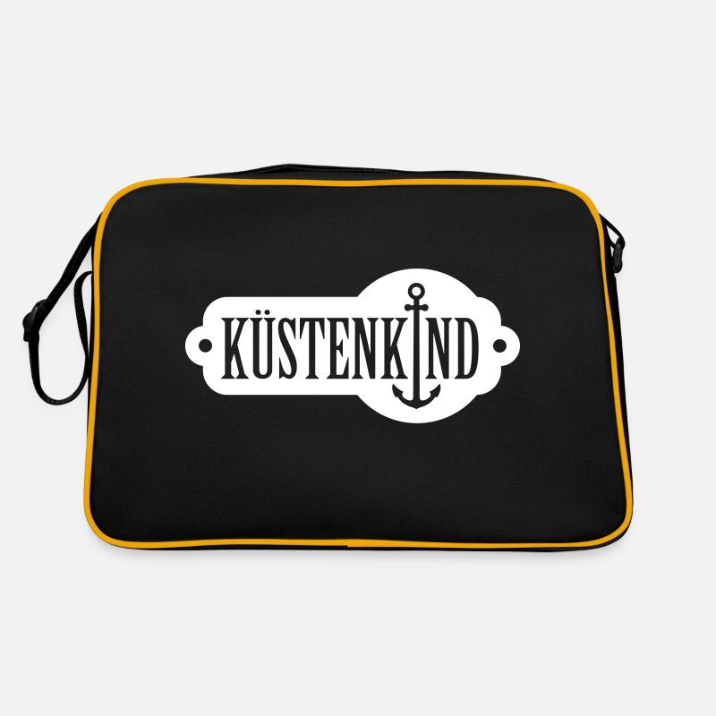 Signe de l'enfant de la côte avec ancre Sac Retro