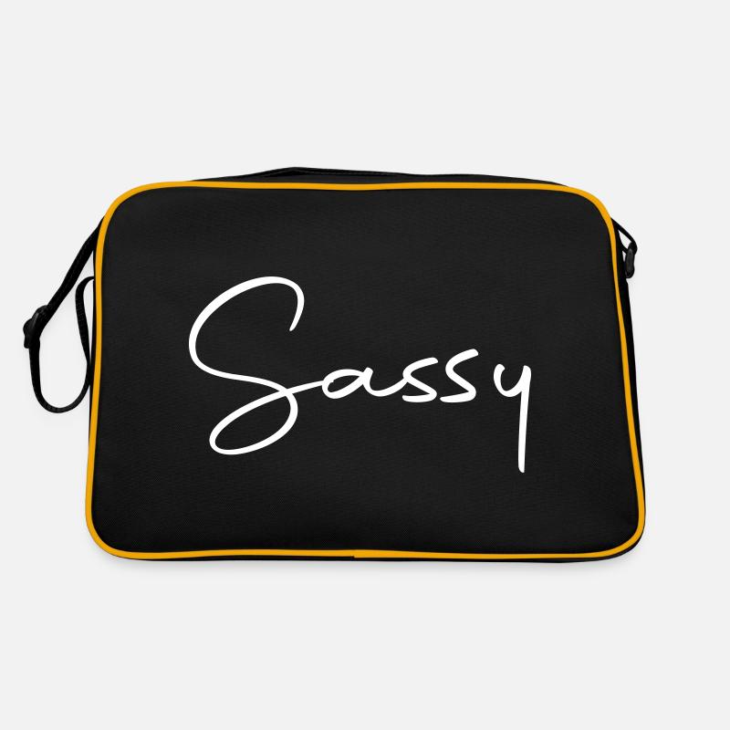 frech - Retro Tasche - Schwarz/Gold