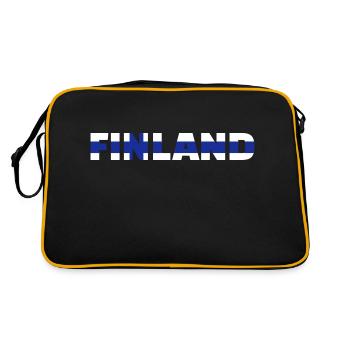 Finland - Sac Retro - noir/or - Dos
