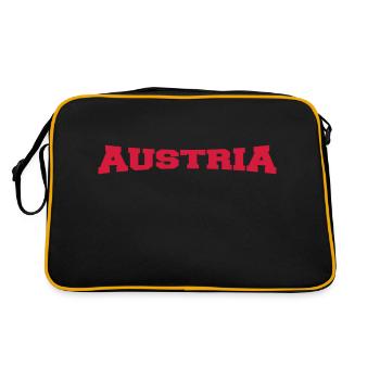 Austria Logo Design - Sac Retro - noir/or - Dos