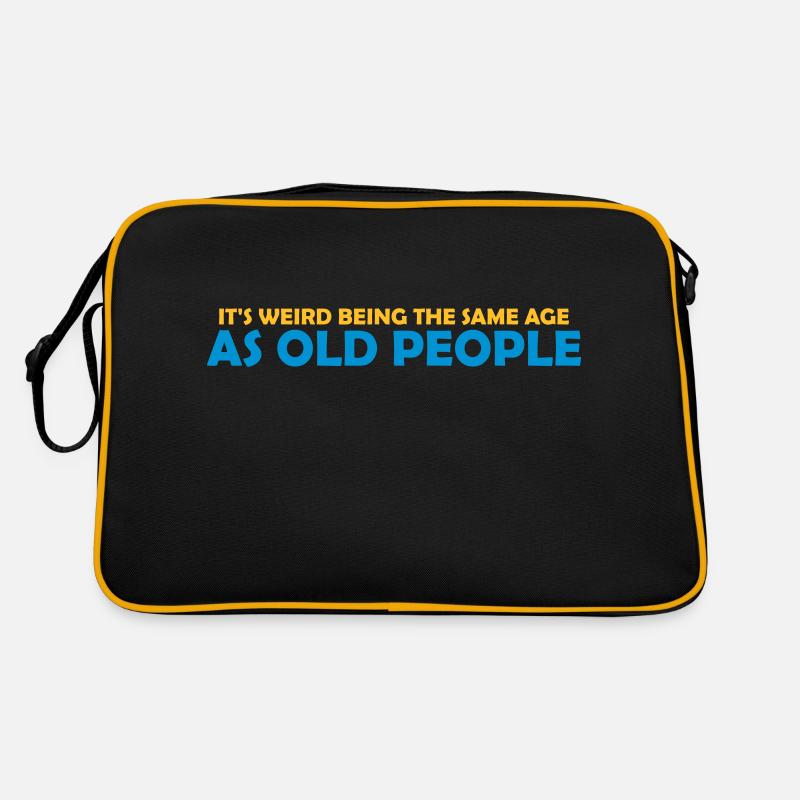 being old people age Retro Tasche