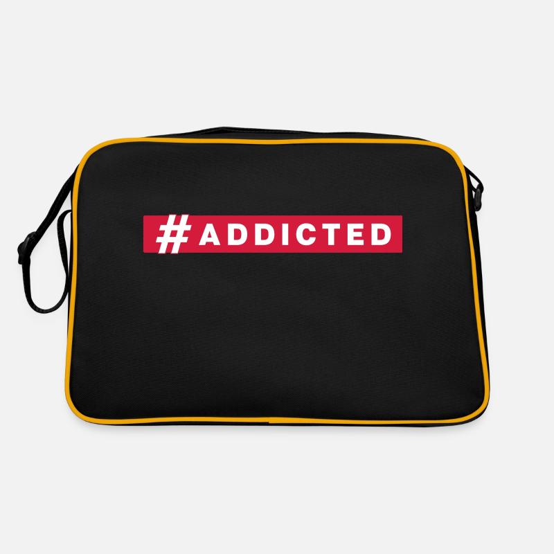 #addicted Retro Tasche