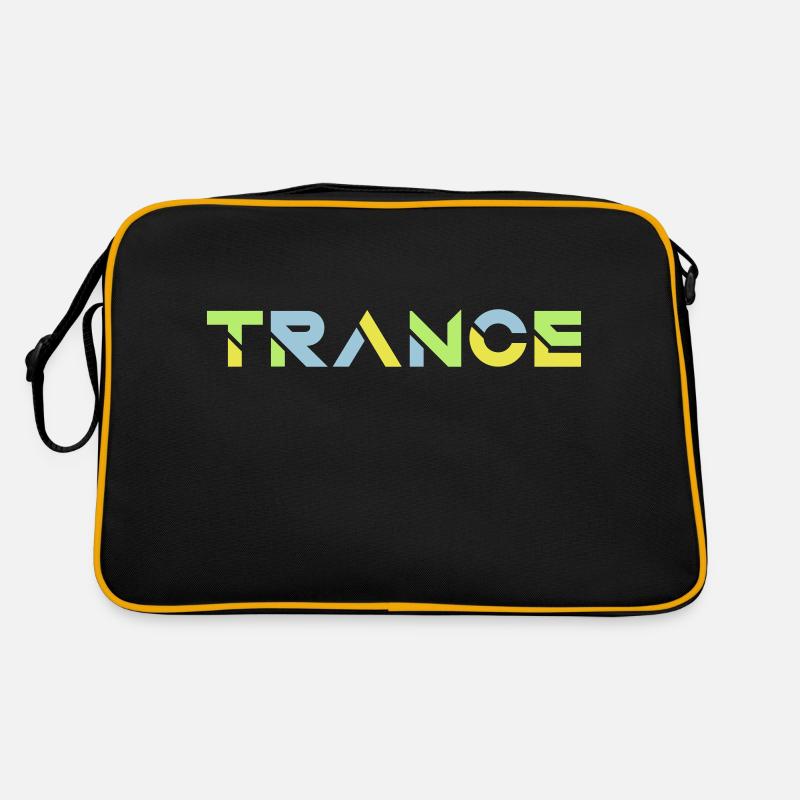 Conception de lettrage de transe de texte Sac Retro