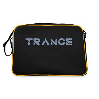 Logo de lettrage Trance Design - Sac Retro - noir/or - Dos