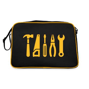 Tools - Retro Bag - black/gold - Back