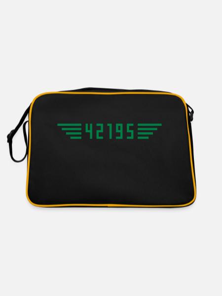 Marathon 42195 meters - Retro Bag - black/gold - Back