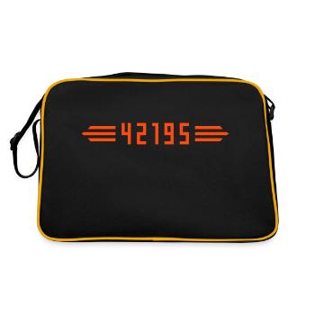 Marathon 42195 meters - Retro Bag - black/gold - Back