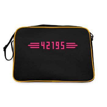 Marathon 42195 meters - Retro Bag - black/gold - Back
