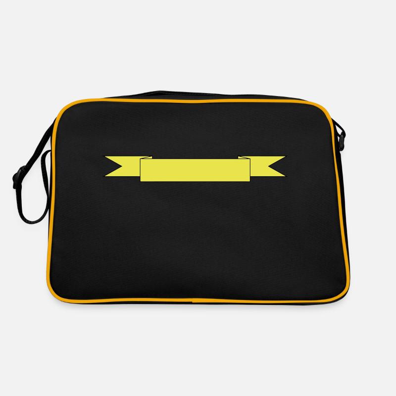 Spruchband Retro Tasche