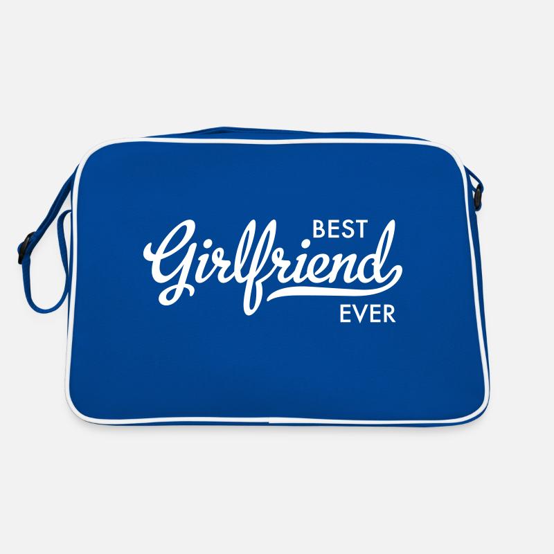 best girlfriend ever Retro Tasche