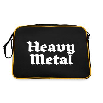 Métal lourd - Sac Retro - noir/or - Dos