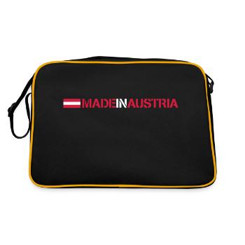 Made In Austria Logo - Sac Retro - noir/or - Dos
