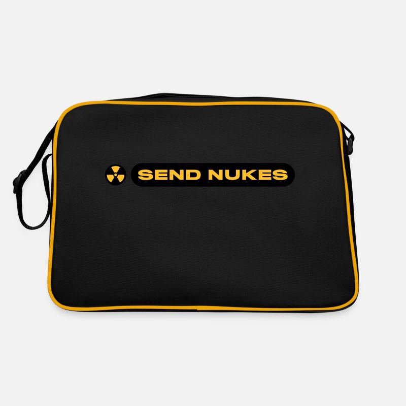 SEND NUKES Retro Tasche