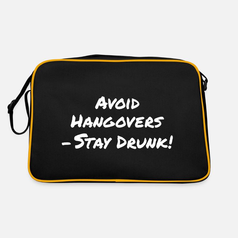 Avoid Hangovers - Stay Drunk Retro Bag