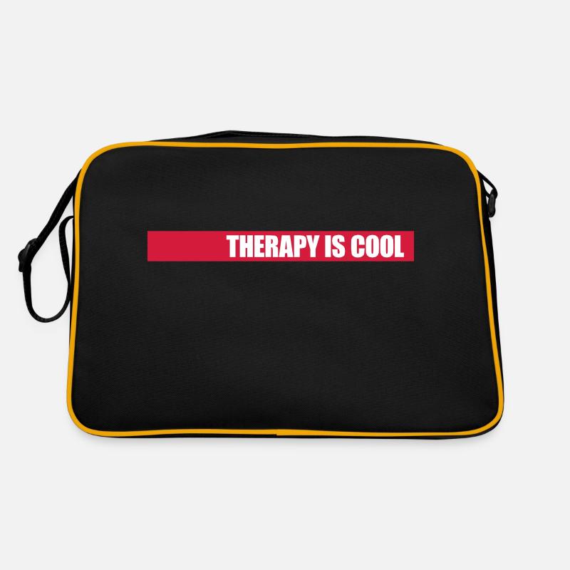la thérapie est cool Citation Sac Retro