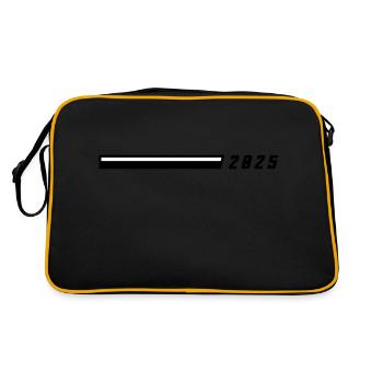 2025 year - Retro Bag - black/gold - Back