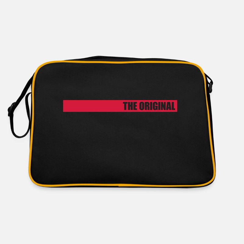 Marke The Original - Retro Tasche - Schwarz/Gold