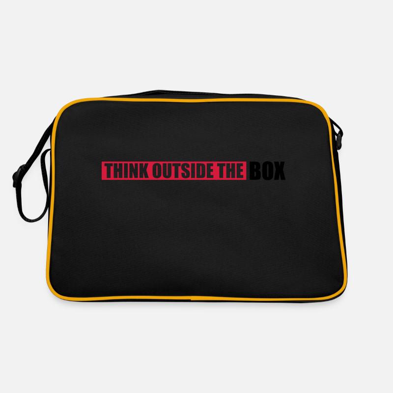 Saying Outside Thinking Retro Bag