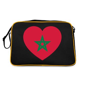 maroc - Sac Retro - noir/or - Dos