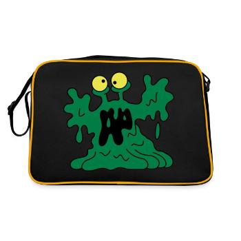 Le Blob! - Sac Retro - noir/or - Dos
