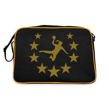 handball star - Sac Retro - noir/or - Dos