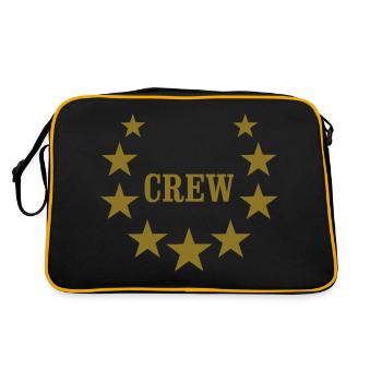 crew deluxe - Retro Bag - black/gold - Back