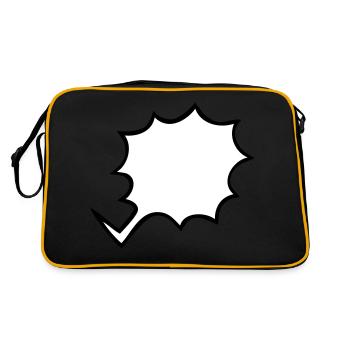 BD exclamation - Sac Retro - noir/or - Dos