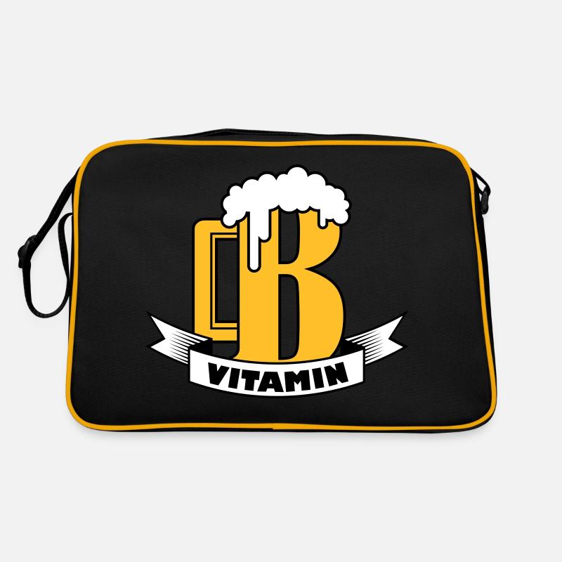 B vitamin Retro Tasche