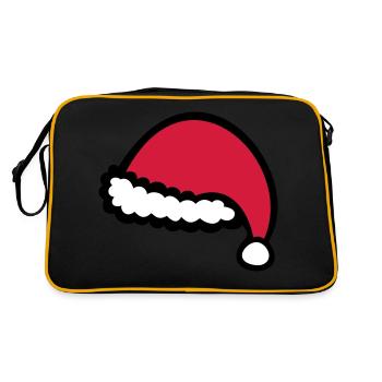 Christmas hat - Retro Tasche - Schwarz/Gold - Hinten