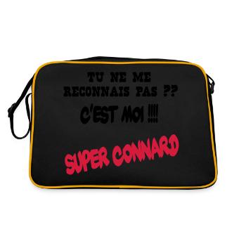 Super connard - Sac Retro - noir/or - Dos