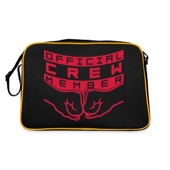 Équipage officiel de l'équipe - Sac Retro - noir/or - Dos