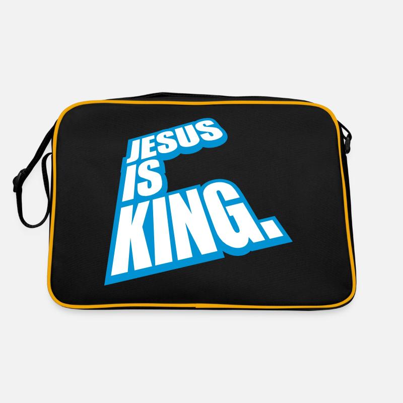 Citation de Jésus est roi Sac Retro