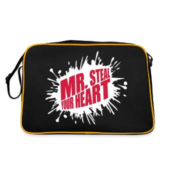Monsieur vole votre cœur - Sac Retro - noir/or - Dos